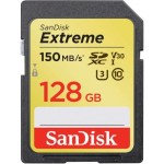 Karta pamięci SANDISK EXTREME SDXC 128 GB 150/70 MB/s V30 UHS-I U3