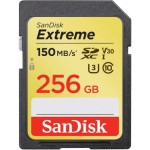 Karta pamięci SANDISK EXTREME SDXC 256 GB 150/70 MB/s V30 UHS-I U3