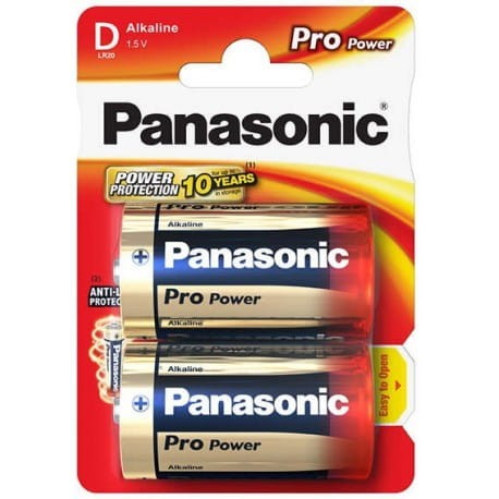 Baterie alkaliczne PANASONIC LR20 PRO POWER - 2 szt blister