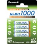 Akumulatory PANASONIC R03/AAA Ni-MH 1000 mAh - 4 szt blister
