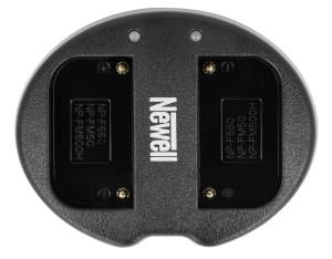 Ładowarka dwukanałowa Newell SDC-USB do akumulatorów serii NP-F550, NP-FM50, NP-FM500H