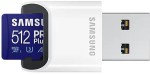 Karta Pamięci Samsung microSDXC 512GB PRO+ (160/120MB/s) + Czytnik (MB-MD512KB/WW)