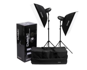 Zestaw studyjnych lamp błyskowych FOMEI Terronic BASIC 300RF