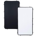 Manfrotto LL LR81221R Tkanina Skylite Medium 1.1 x 2m Black/White