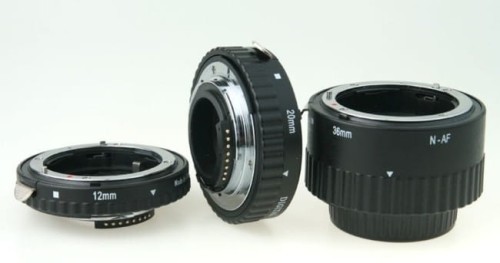 Phottix zestaw 3 pierścieni makro AF N