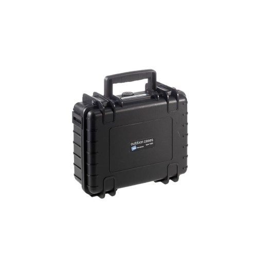 Walizka B&W Outdoor case 1000/B/SI black with SI