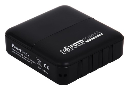 Powerbank PATONA Pocket4C 10000mAh z 4 zintegrowanymi kablami do ładowania USB micro-USB USB C Lightning logo Fotoforma.jpg