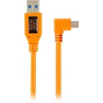 Kabel Tether Tools TetherPro Right Angle Adapter USB 2.0 do USB 2.0 Mini-B 5-Pin 50.8 cm pomarańczowy