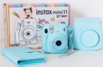 Aparat Fujifilm Instax Mini 11 & Pokrowiec & Album niebieski
