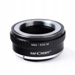 Adapter K&F CONCEPT do CANON EOS M EF-M na M42
