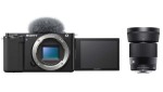 Aparat Sony ZV-E10 + obiektyw Sigma 30mm f/1.4 DC DN Contemporary - Sony E