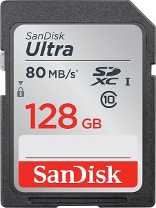 Karta Pamięci SanDisk SDXC Ultra 128 GB (80 MB/s)