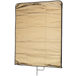 Quadralite flaga 75x90cm z wypełnieniem złoty/srebrny/biały/czarny