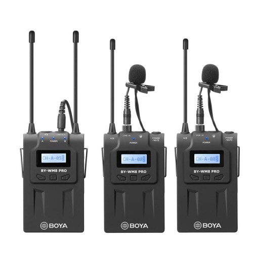 Bezprzewodowy mikrofon, model BY-WM8 Pro K2 UHF