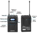 Bezprzewodowy mikrofon, model BY-WM8 Pro K2 UHF