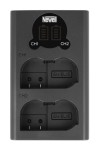 Ładowarka dwukanałowa Newell DL-USB-C do akumulatorów EN-EL15