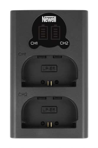 Ładowarka dwukanałowa Newell DL-USB-C do akumulatorów LP-E6