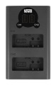 Ładowarka dwukanałowa Newell DL-USB-C do akumulatorów LP-E8