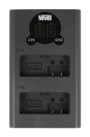 Ładowarka dwukanałowa Newell DL-USB-C do akumulatorów LP-E8
