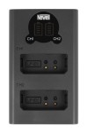 Ładowarka dwukanałowa Newell DL-USB-C do akumulatorów LP-E10