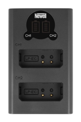Ładowarka dwukanałowa Newell DL-USB-C do akumulatorów LP-E10