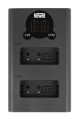 Ładowarka dwukanałowa Newell DL-USB-C do akumulatorów LP-E17
