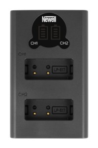 Ładowarka dwukanałowa Newell DL-USB-C do akumulatorów LP-E17