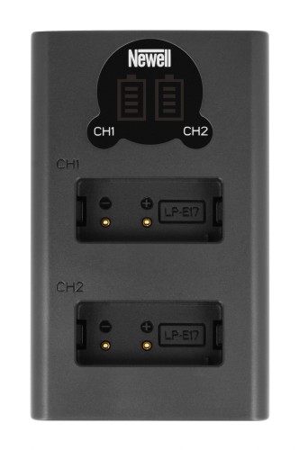 Ładowarka dwukanałowa Newell DL-USB-C do akumulatorów LP-E17