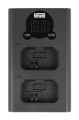Ładowarka dwukanałowa Newell DL-USB-C do akumulatorów NP-FW50