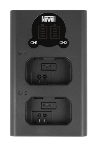 Ładowarka dwukanałowa Newell DL-USB-C do akumulatorów NP-FW50