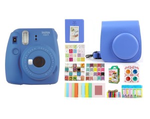 Aparat Instax Mini 9 Cobalt Blue + zestaw akcesoriów + wkłady