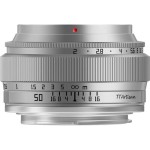 Obiektyw TTArtisan 50mm F2 Canon M mount srebrny