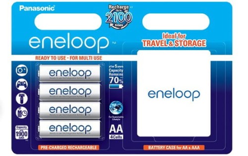 AKUMULATORY PANASONIC ENELOOP R6/AA 1900mAh – 4 szt blister +box