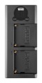 Ładowarka dwukanałowa Newell DL-USB-C do akumulatorów NP-F550 770 970