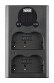 Ładowarka dwukanałowa Newell DL-USB-C do akumulatorów EN-EL3e