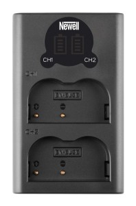 Ładowarka dwukanałowa Newell DL-USB-C do akumulatorów EN-EL3e
