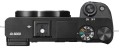 Aparat Sony A6000 body czarny (ILCE6000B) widok z góry
