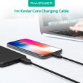 Kabel USB - USB-C RAVPower - 0,9 m, czarny