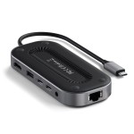 Satechi Multiport Adapter - adapter do urządzeń mobilnych USB-4 (USB-C) Ethernet Space Gray