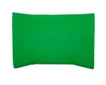 Zestaw Streamer z tłem do kluczowania - Tło panoramiczne Chromakey 2,4x4m + oświetlenie