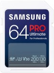 Karta pamięci Samsung SDXC PRO Ultimate 2023 64 GB V30 U3 UHS-I (200 MB/s)
