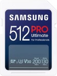 Karta pamięci Samsung SDXC PRO Ultimate 2023 512 GB V30 U3 UHS-I (200 MB/s)