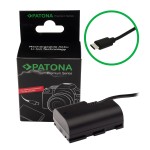PATONA Adapter Dummy USB-C do Canon LP-E6 LP-E6N LP-E6NH XC10 EOS R EOS 80D 7D 70D 6D