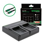 PATONA Premium Ładowarka Dual PD do akumulatorów Sony NP-FW50 z USB-C