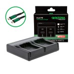 PATONA Premium Ładowarka Dual PD do akumulatorów Nikon EN-EL25 z USB-C