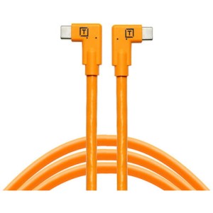 Kabel Tether Tools TetherPro USB-C to USB-C Rt. Angle/Rt.Angle - Orange 4.6m