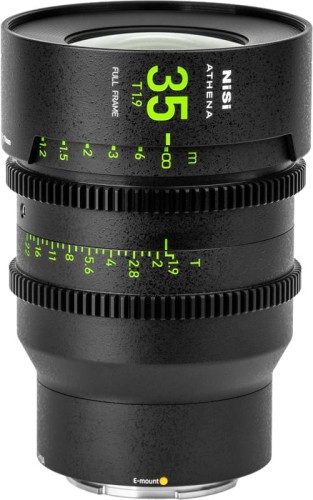 Obiektyw NiSi Cine Athena Prime 35mm T1.9 E-Mount (Bez filtra Drop
