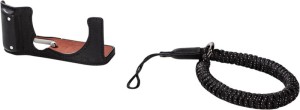 SmallRig 4879 Camera Leather Half Case Kit for FUJIFILM X-M5 Black