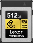 Karta pamięci Lexar CFexpress 4.0 Pro Gold R3600/W3300 512GB