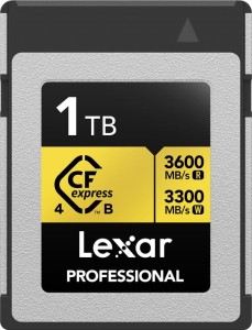 Karta pamięci Lexar CFexpress 4.0 Pro Gold R3600/W3300 1TB